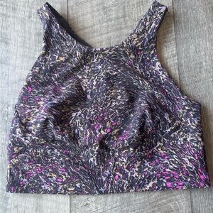 Lululemon Athletica Purple and Black Sports Bra